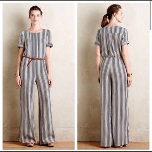 Anthropologie Harlyn striped romper